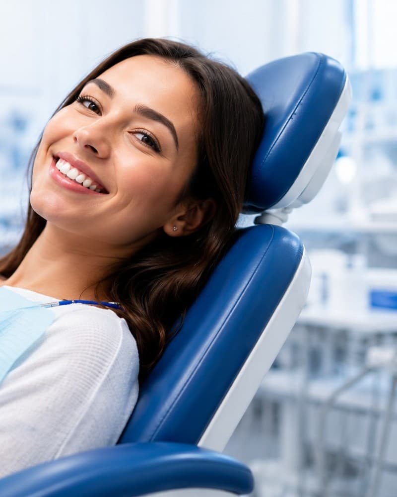 A relaxed patient at Belezza Dental Surgery